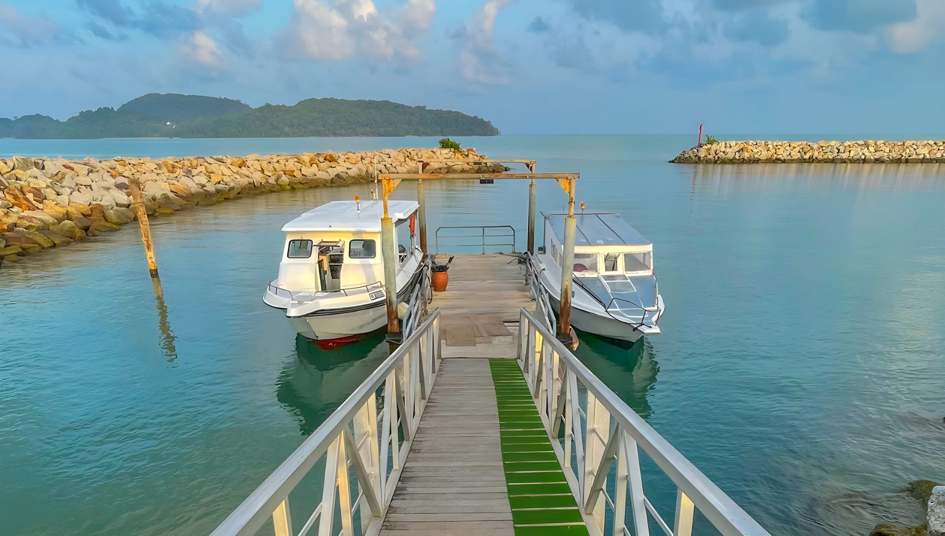 Boat Parking at Cenang Terminal