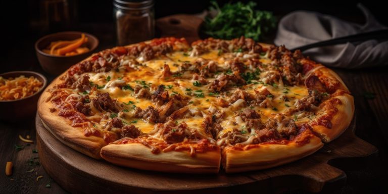 Rendang Pizza
